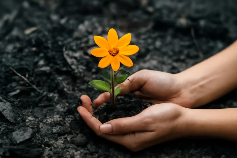 Beauty Rising from the Ashes finding beauty from ashes