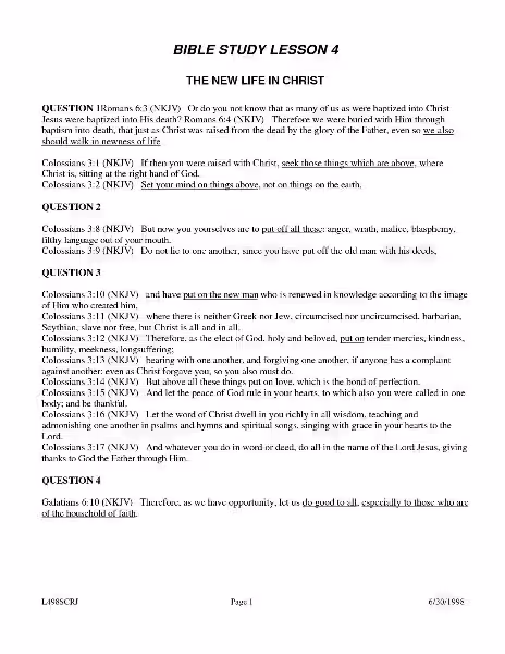 Free Bible Study Lessons with Questions and Answers: Finding Faith and Understanding Free Bible Study Lessons with Questions and Answers: Finding Faith and Understanding