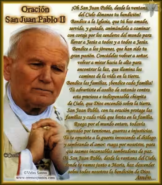oracion-a-san-juan-pablo-ii-para-pedir-favores