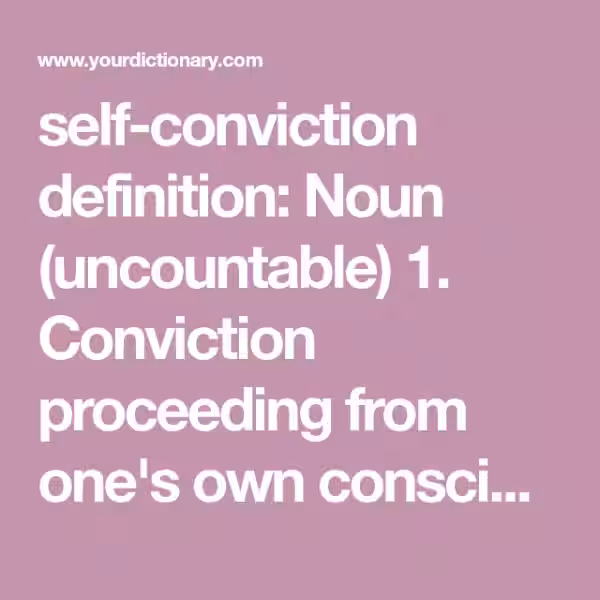 What Does it Mean to Feel Convicted?