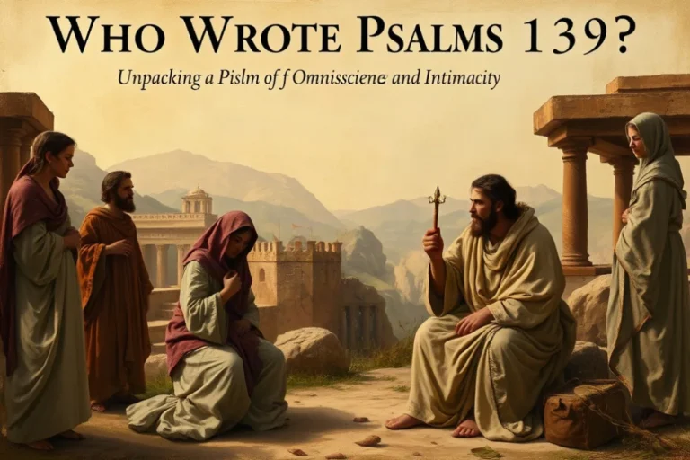 Who Wrote Psalm 139? Unpacking a Psalm of Omniscience and Intimacy